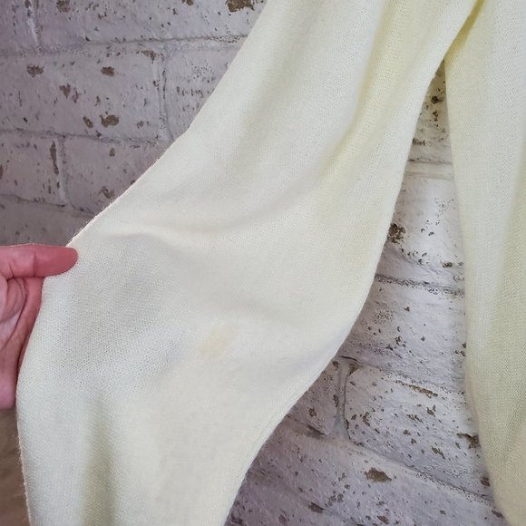 Vintage Grand Slam Cream Cardigan Made in USA Size Large - Picture 9 of 15